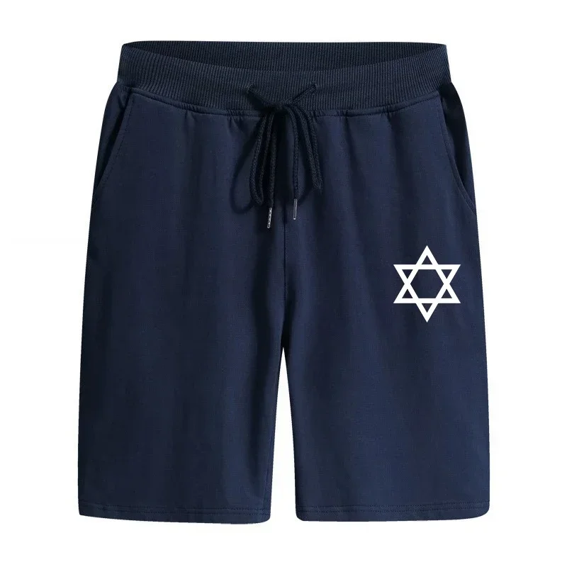 

Judaism Belief Casual Sports Shorts High Quality Urban Fashion Soft Knee Length Pants Male Home Outdoor Cool Soft Walking Shorts