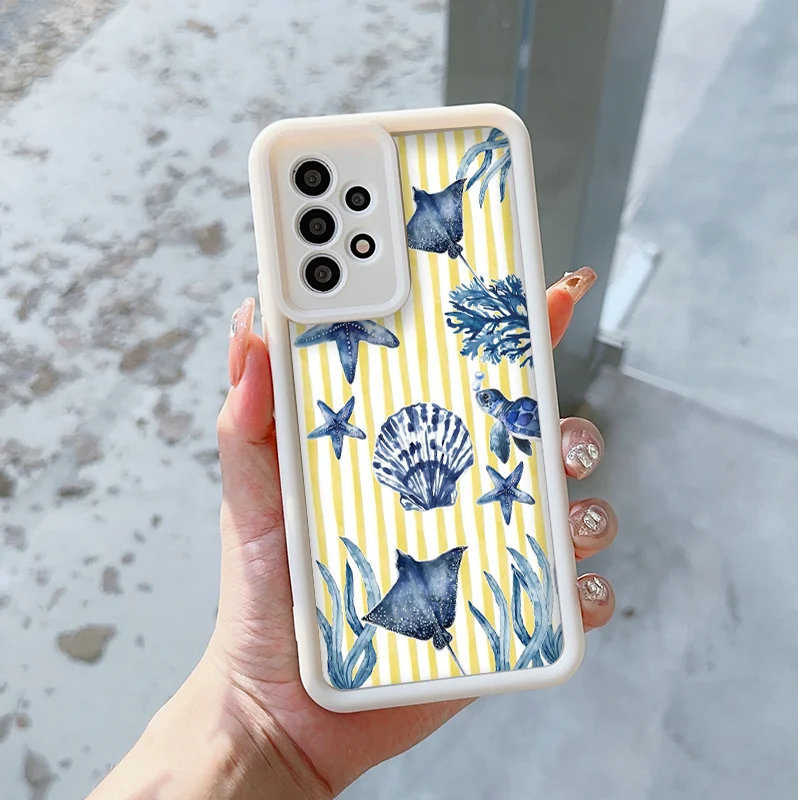 Cartoon Ocean Life Theme Strip - Phone Cases Oppo review and price