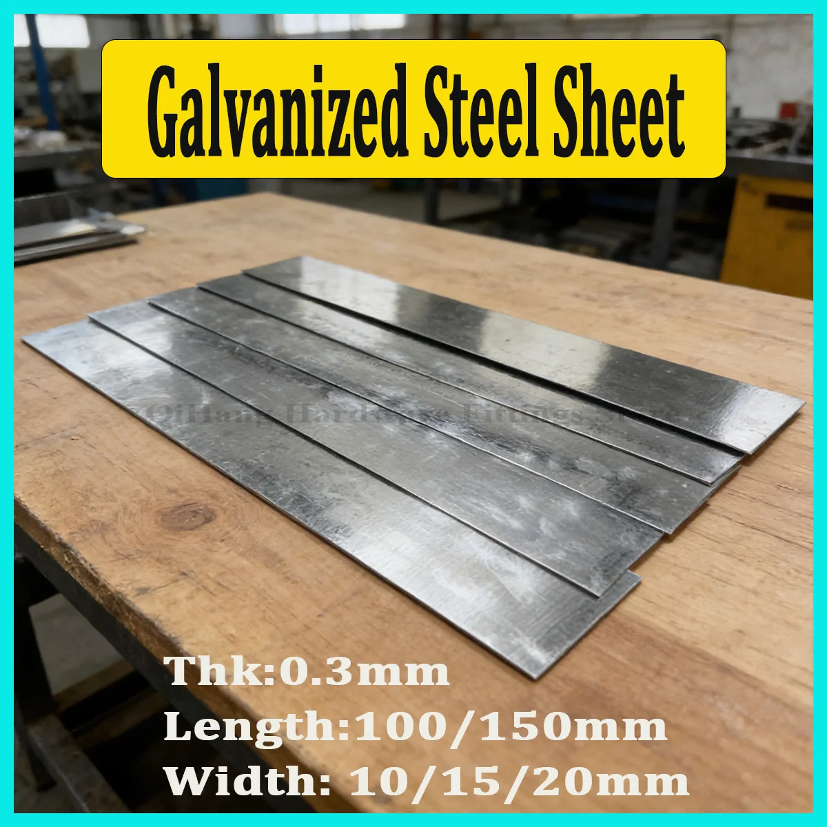 

20/50/100Pcs Galvanized Steel Sheet 0.3mm Thick, Zinc Coated Anti-Rust White Iron Sheet for DIY Handmade Craft