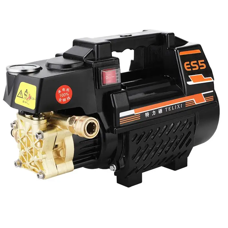 

220V Cleaning Machine, High Pressure Car Washing Machine, Pure Copper Core Water Barrel, Multi-functional Brush Car Water Pump