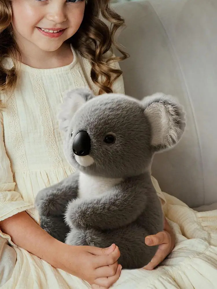 

Weighted Koala Plush Pillow Soft Plush Toy Calming Stuffed Animal for Anxiety Relief & Sleep, Huggable Pet Buddy for Kids Adults
