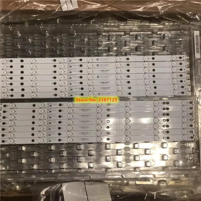 10set LED Strip For 55PUG6102/78 55PFF5701 55PUS6501 55PUS6561 55PUS6581 55PUS6101 55PUH6101 55PUS6401LB55072  01N31 01N32
