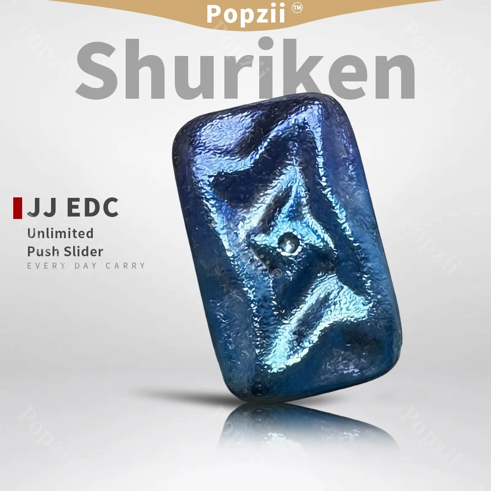 

JJ EDC Shuriken Unlimited Push Slider: Фингер-трюки, EDC-флипы, игрушка для снятия стресса для взрослых, декомпрессионная игрушка