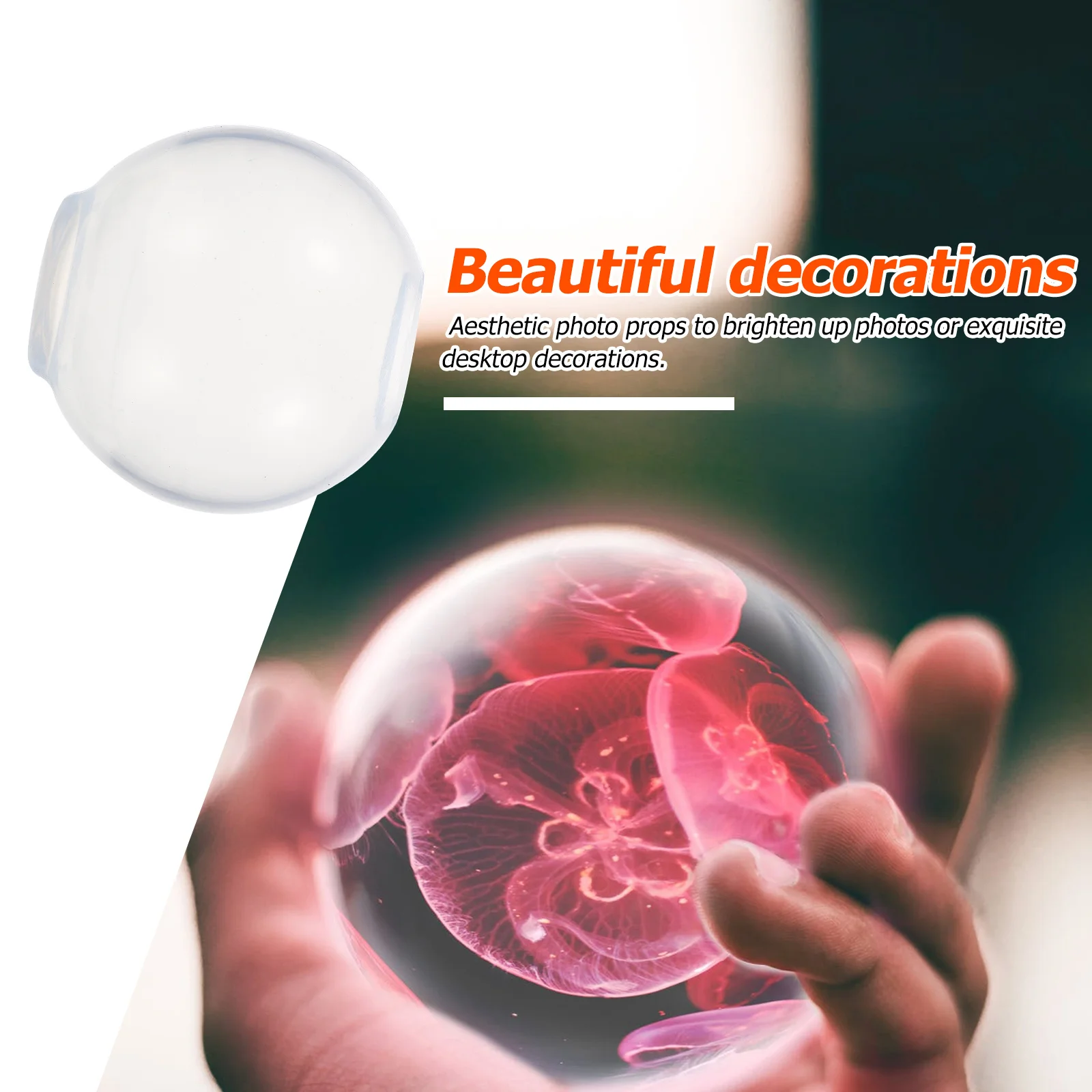 

Reusable Silicone Ball Shaping Mold DIY Handmade Epoxy Resin Ornament Round Mold Supplies Silica Ball DIY Supply