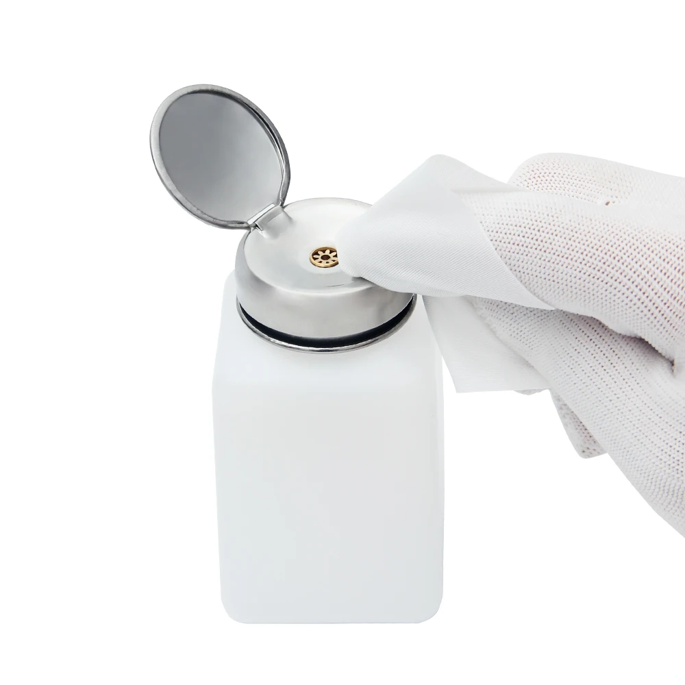 Imagem -04 - Garrafa de Álcool com Tampa de para Reparo do Telefone Móvel Placa-mãe Limpa Líquido Anti Estático Plástico 100ml 200ml Aço Inoxidável
