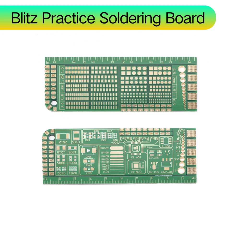 iFlight Blitz Practice Soldering Board Flight Controller ESC PCB Welding Technique Exercise 100x40mm For RC DIY FPV Racing Drone