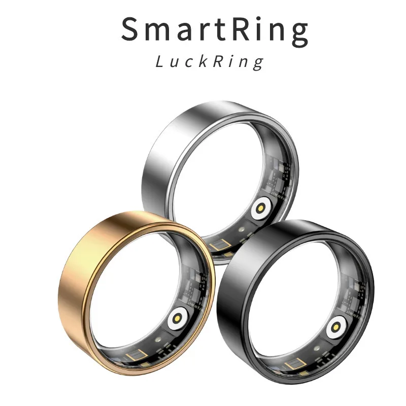 

Luckring Smart Ring Fitness Step Tracker Gesture Control Heart Rate Hrv Blood Oxygen Scientific Sleep Monitor For Sports Lovers