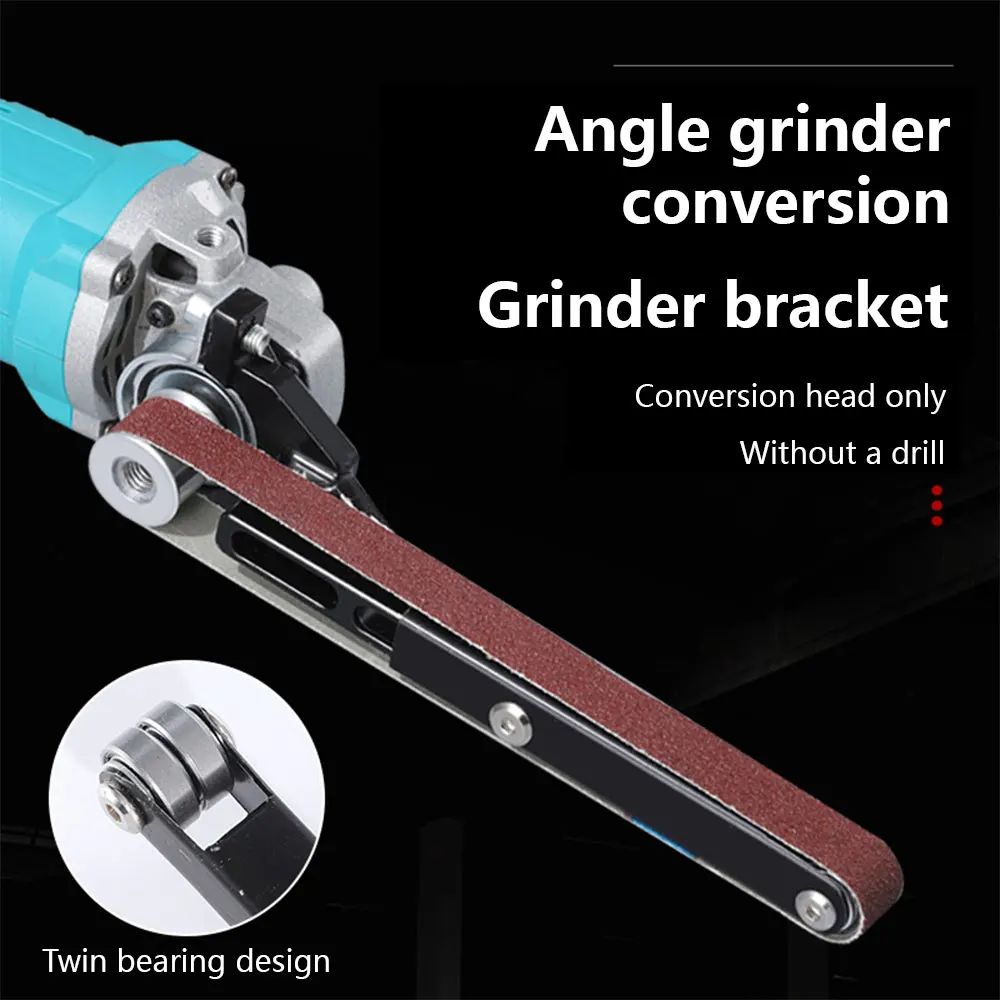 Stainless Steel Sanding Adapter Accessories Suitable For The Model 100/115/125 Angle Grinder To Modified To Sand Belt Machine