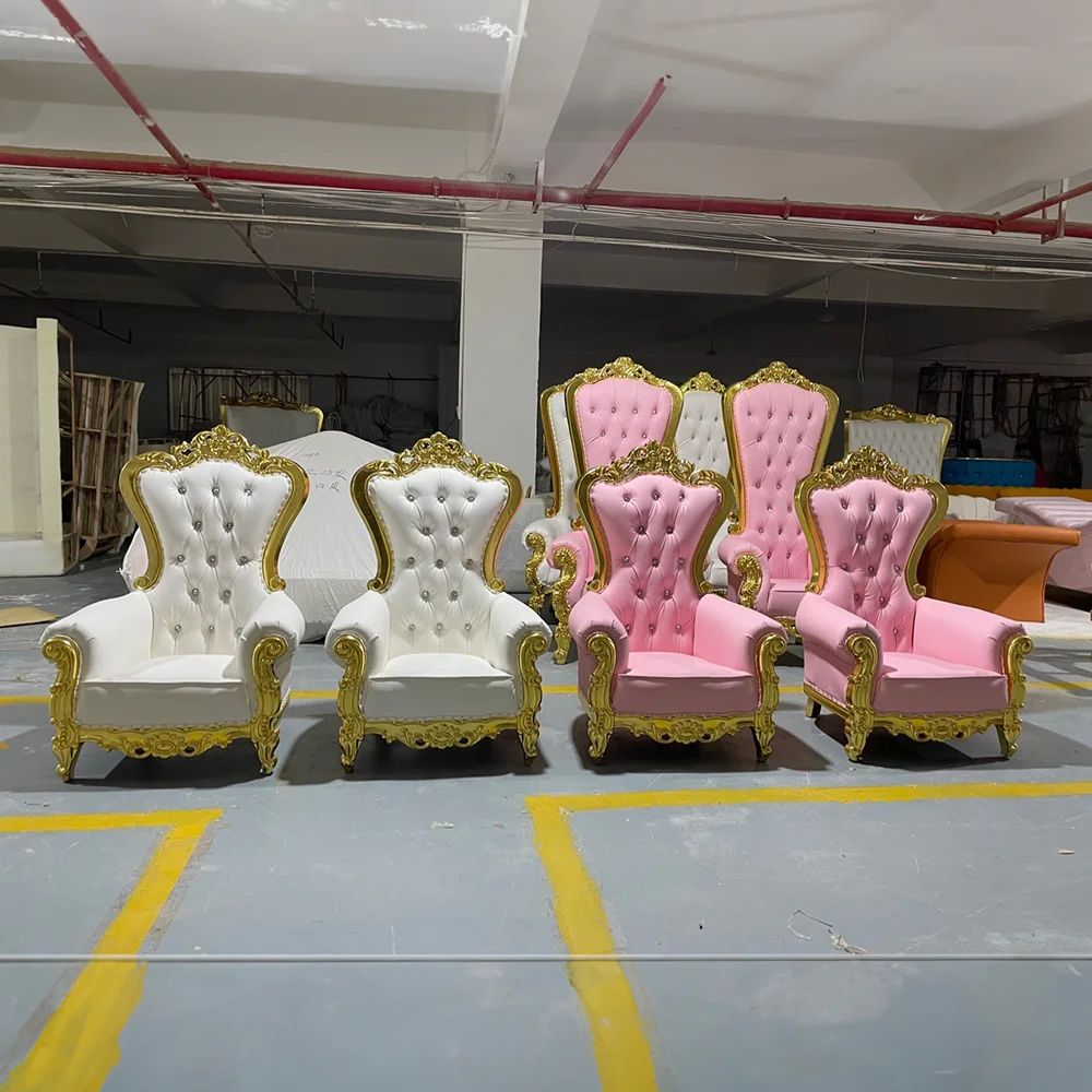 TOP 10 wholesale barber party throne ghost chairs pp resin gold kids chair children furniture hdpe table and chair set for event