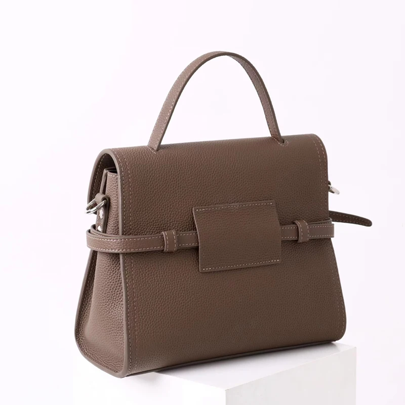 حقائب يد ومحافظ فاخرة للنساء مصنوعة من الجلد الطبيعي بتصميم أحرف أولى مخصصة لعام 2026، جديدة في جلد البقر الطبيعي مع مشبك حزام ومقبض علوي، حقيبة كتف صغيرة جودة عالية ًالشحن مجانا وصول الشحن السريع #6