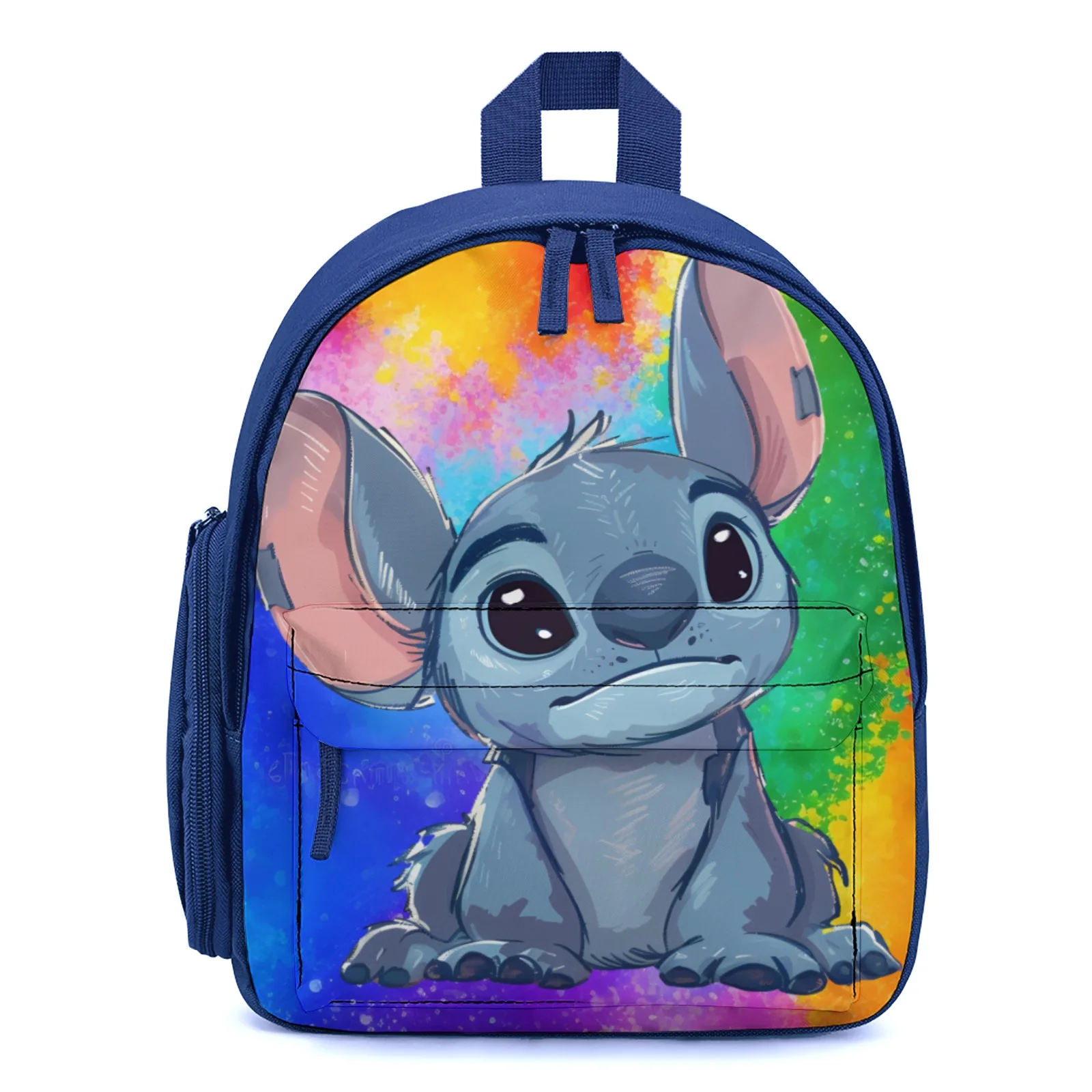 

Stich - Cute Blue Cartoon Creature Sac A Dos Printed School Bag 12 Inch University Bag Woman 12 Inch School Backpack Bag