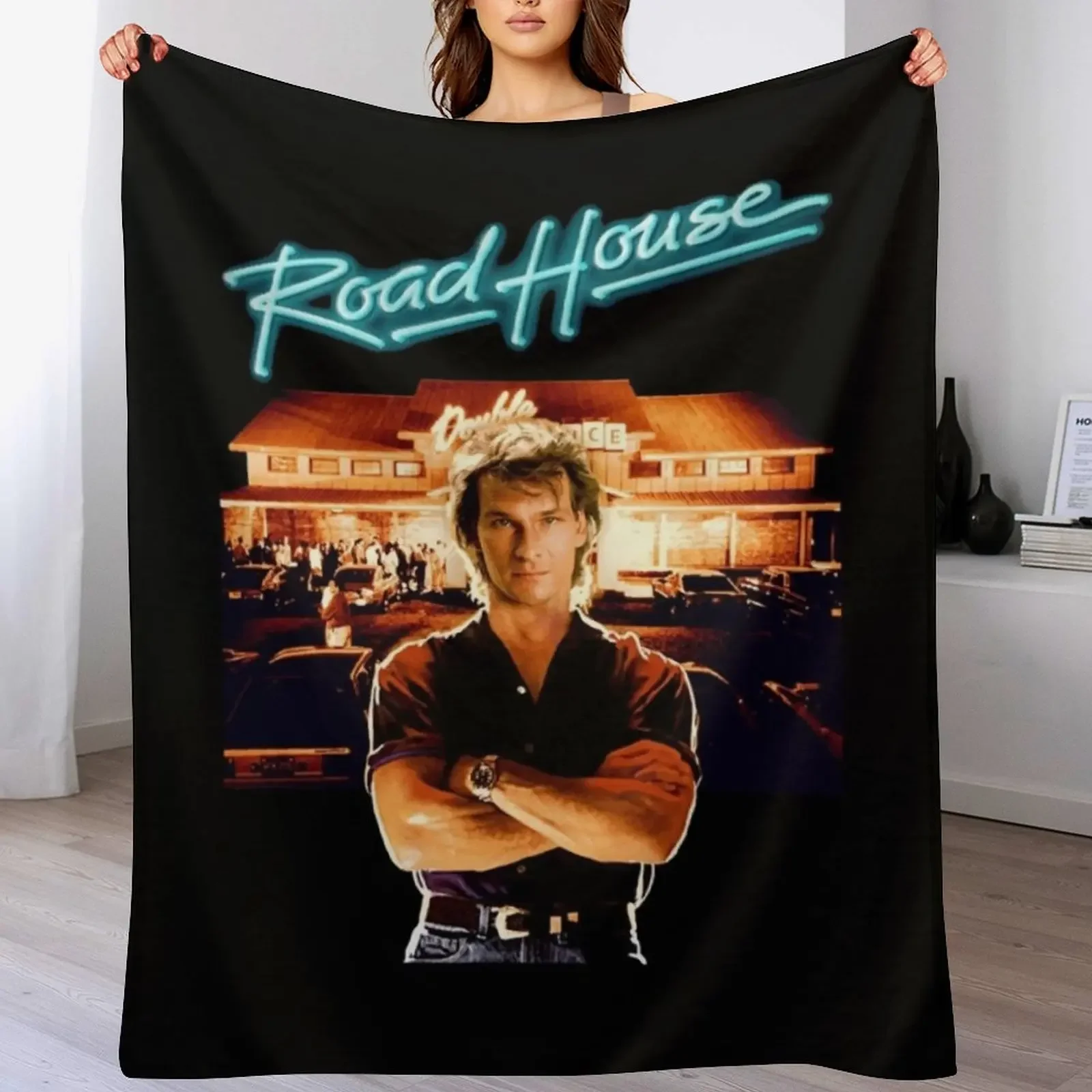 

Roadhouse Graphic Gift Fan Throw Blanket blankets ands Polar warm winter Beach Blankets