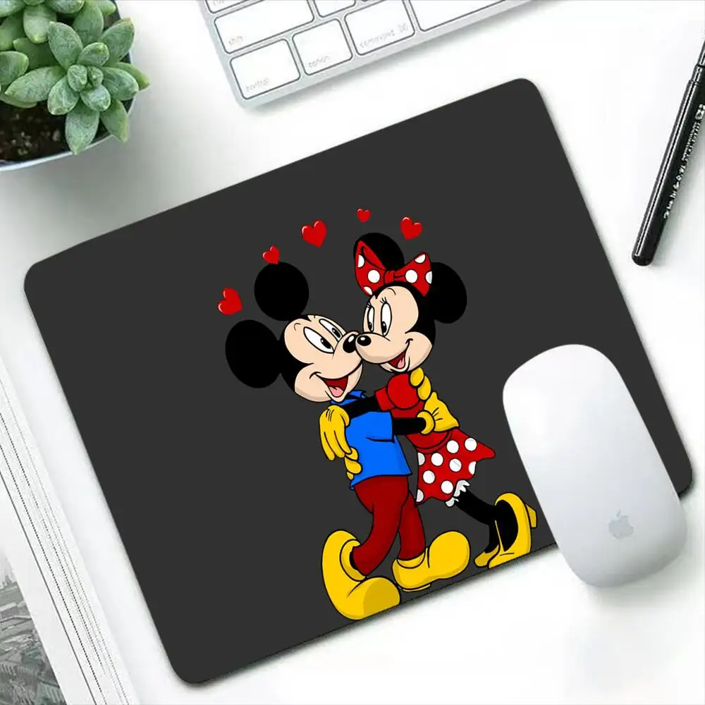 Disney mickey minnie mouse Durable Mouse Pad Anime Computer Desk Mat Accessories Mousepad Gaming Pc Gamer Keyboard Small Pads