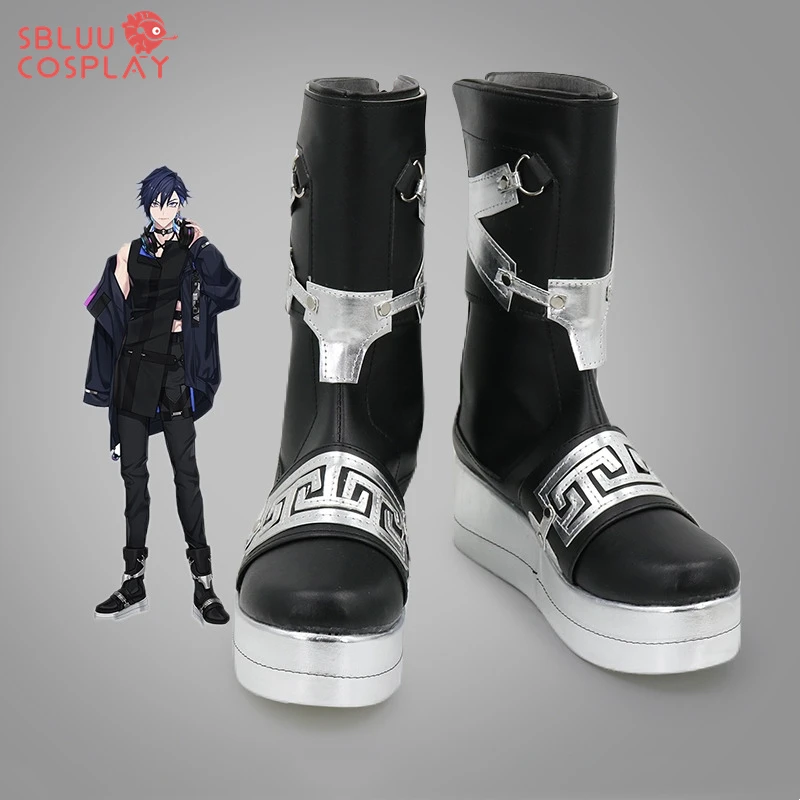 

SBluuCosplay Virtual YouTuber Yugo Asuma Cosplay Shoes Custom Made Boots