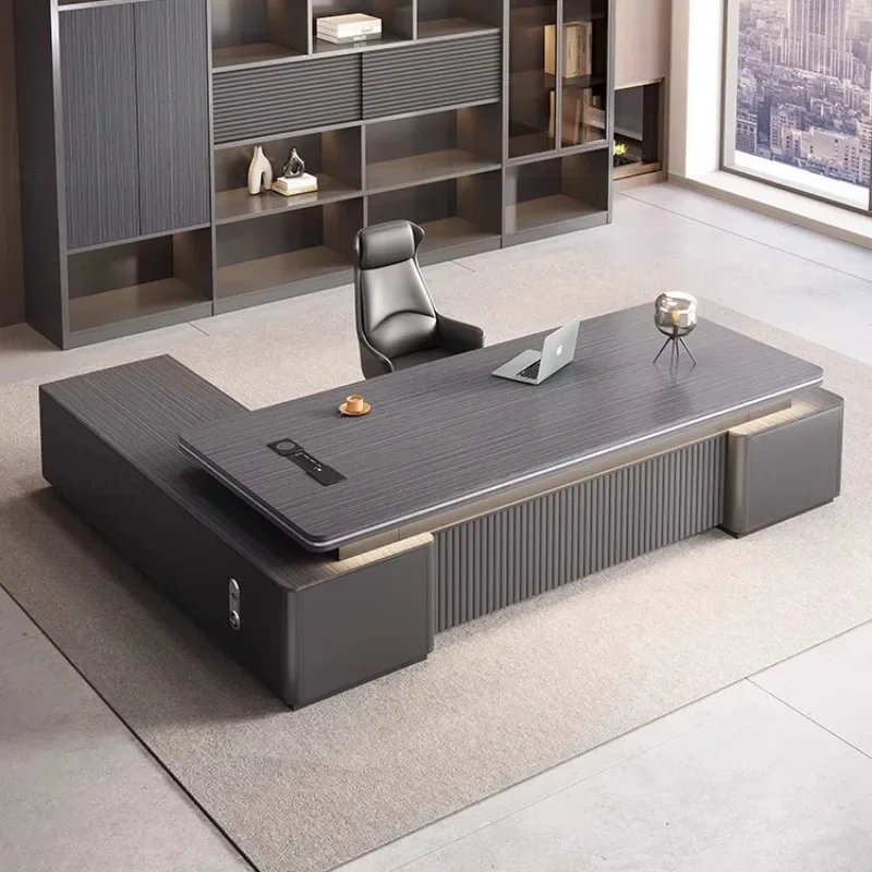 Computer Desk Luxury Office Table Organizer Ideal Gaming Space Office