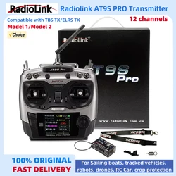 Radiolink AT9S Pro 2.4G 12CH DSSS FHSS Transmitter with R9DS Receiver Support SBUS PPM PWM for RC Model Airplane Drones Car