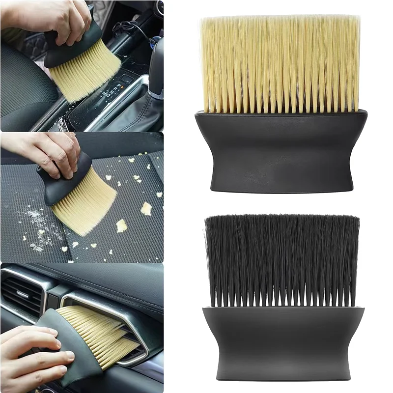 

Car Air Outlet Cleaning Brush Dashboard Air Conditioner Detailing Dust Sweeping Tools Auto Interior Home Office Duster Brushes