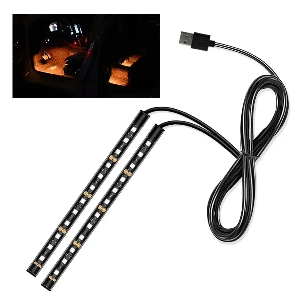 Night Driving Decoration Interior Lighting Strip Low Power Consumption Light Foot Lamp Romantic Car Decoration