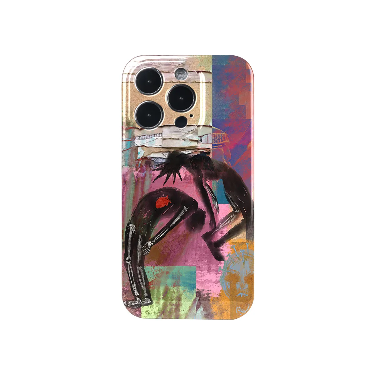 Coque Iphone Art Phone Case American Punk Old School Street Graffiti IMD 2 In 1 for iPhone 15 14 13 12 11 Pro Max 8 7 Plus