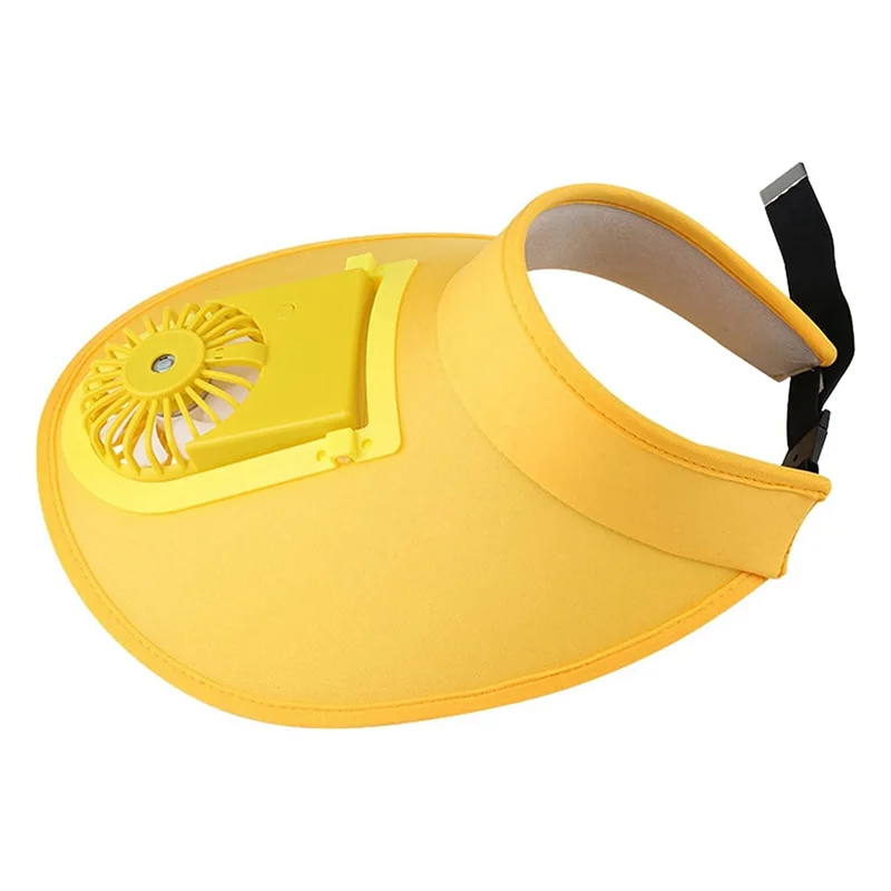 

AD-Summer Бейсбольная кепка с охлаждением вентилятора Унисекс Кепка для гольфа Пустая верхняя кепка с вентилятором Дышащая солнцезащитная шляпа с вентилятором