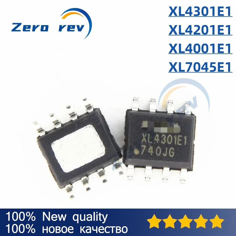 5-10Pcs 100% New XL4301E1 XL4301 XL4201E1 XL4201 XL4001E1 XL4001 XL7045E1 XL7045 SOIC-8 sop8 Original Chips Ic