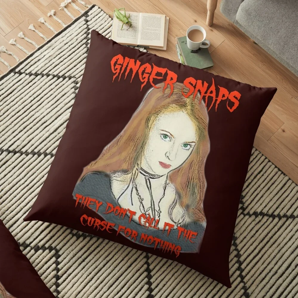 Ginger Snaps Print Pillow Cover Sofa Cushion Cover Living Room Bedroom Decor Polyester Pillow Case