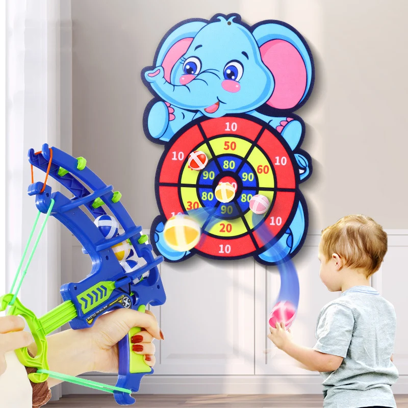 Montessori Throw Sport Slingshot Target Sticky Ball Dartboard Basketball Board Games Educational Children's outdoor toy Kid Game