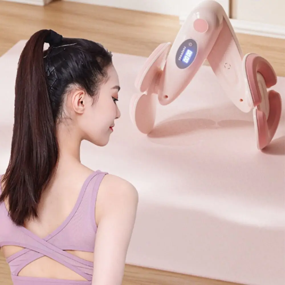 Strength Adjustable Pelvic Floor Trainer 360 Degree Rotation Non-Slip Thigh Master Digital Counter Multifunctional