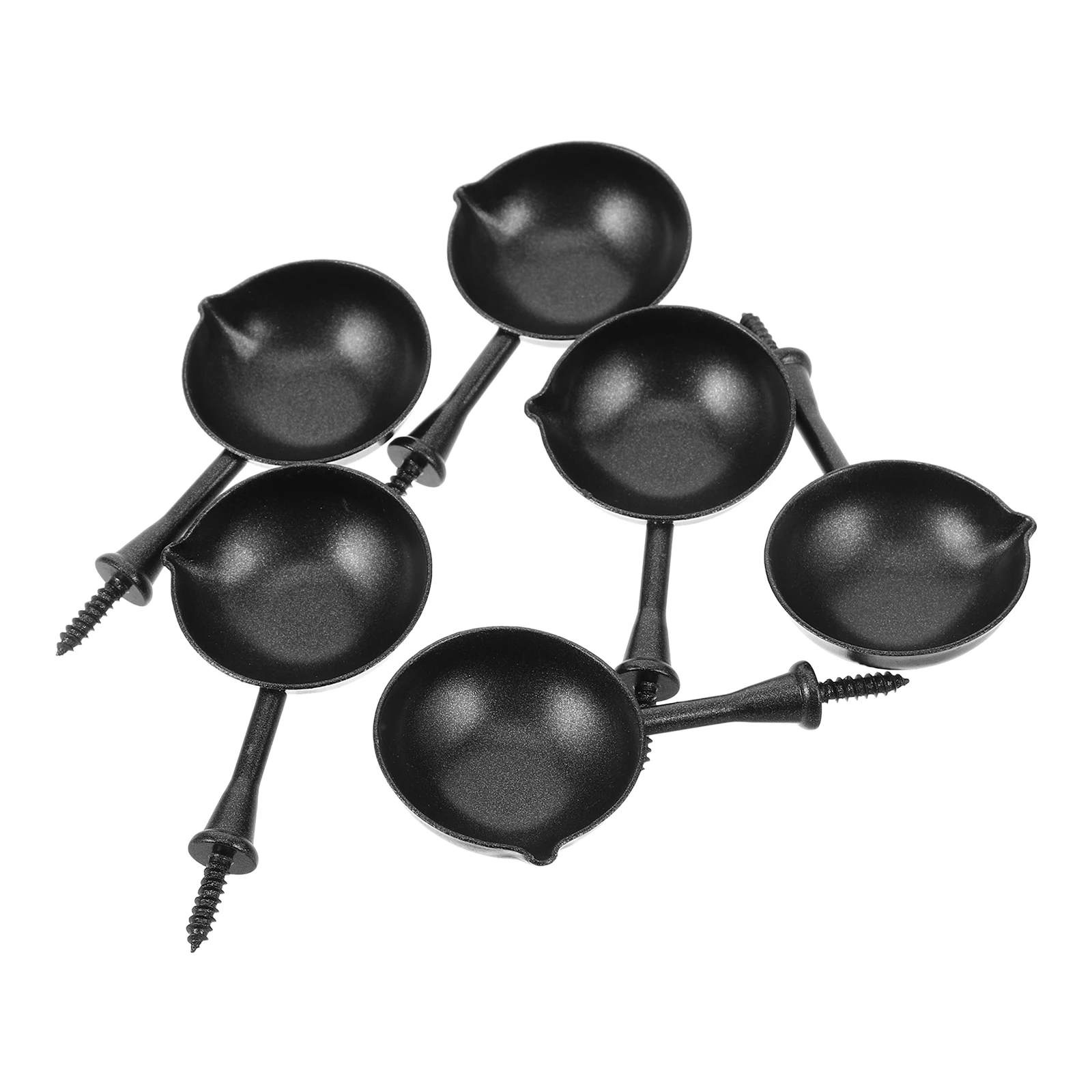 

6pcs Seal Spoon Non-Stick Fire Lacquer Toys Scoop Spoon For Wax Seal Envelope Stamping Accessories Craft Supplies
