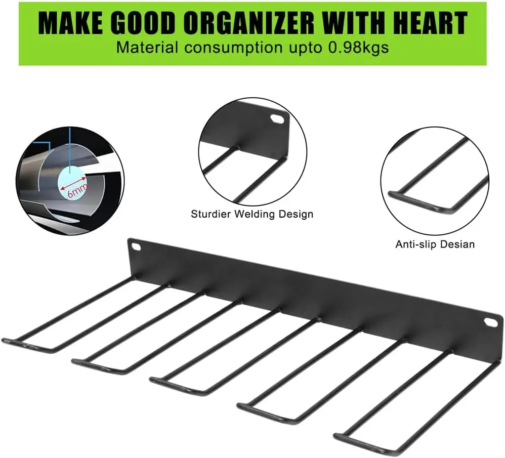 Power Tool Organizer Rack Wall Mount Floating Tool Cabinet Electric Drill Holder Heavy Duty Storage Rack for Workshop Garage