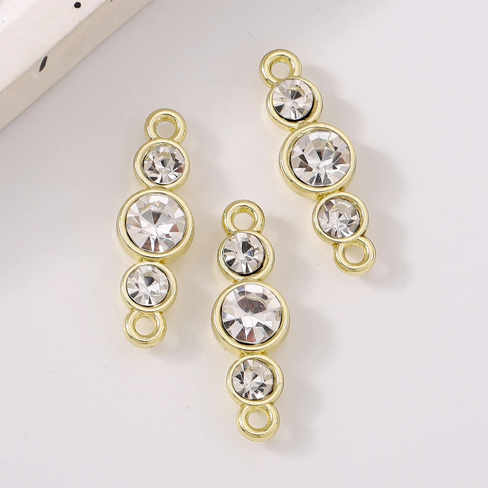 

5pcs Delicate Crystal CZ Charms Pendants for Jewelry Making Necklace Earrings Bracelet DIY Accessories Supplies
