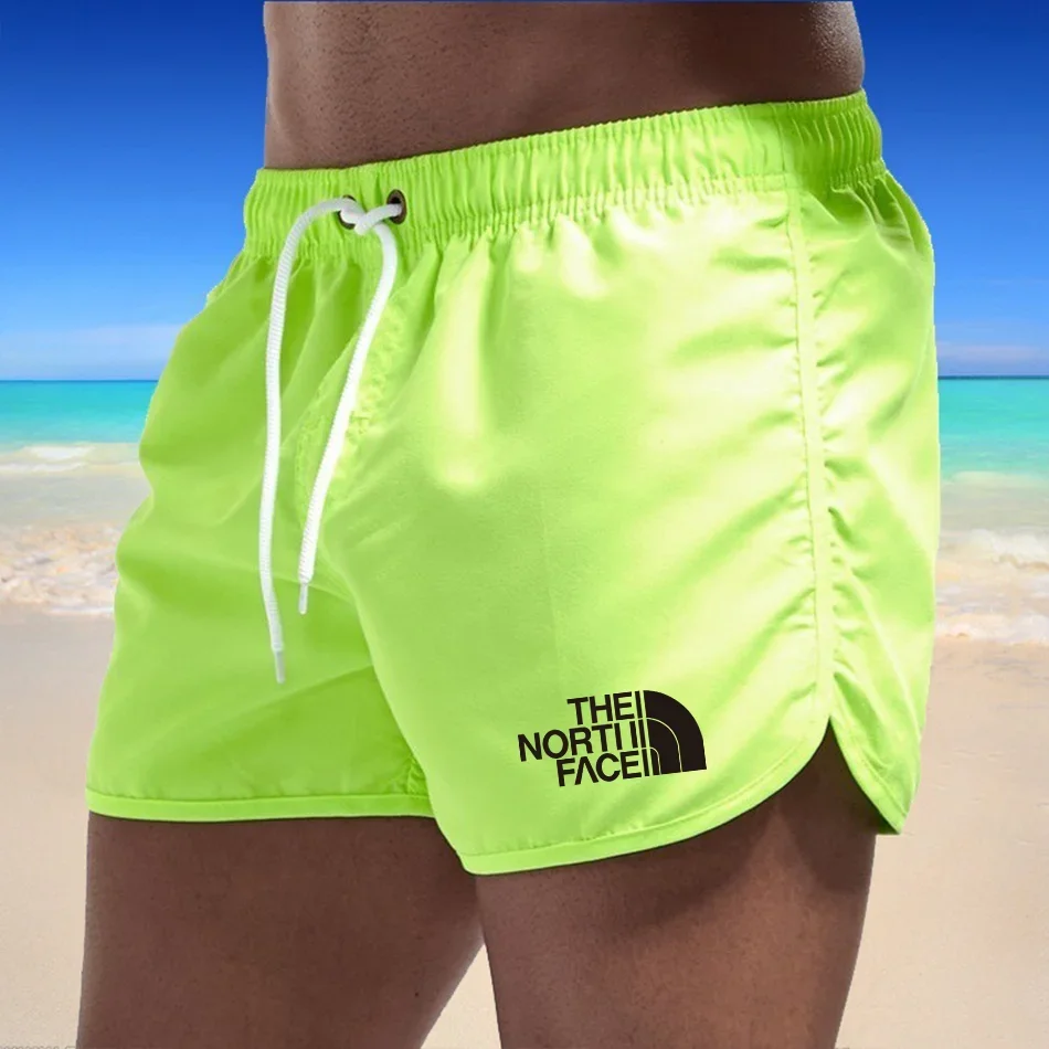 Men's casual beach shorts, fitness shorts, men's drawstring shorts, sexy men's clothing 2025