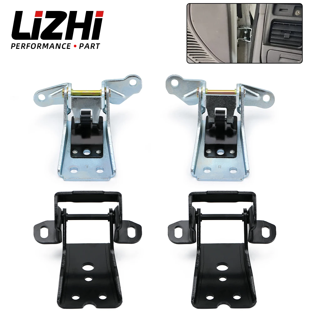 

LH & RH передний верхний нижний дверной шарнир для Ford Bronco F150 F250 F350 80-96 E9TZ1522800A/ E8TZ1522810A/ 925-066/ 925-068