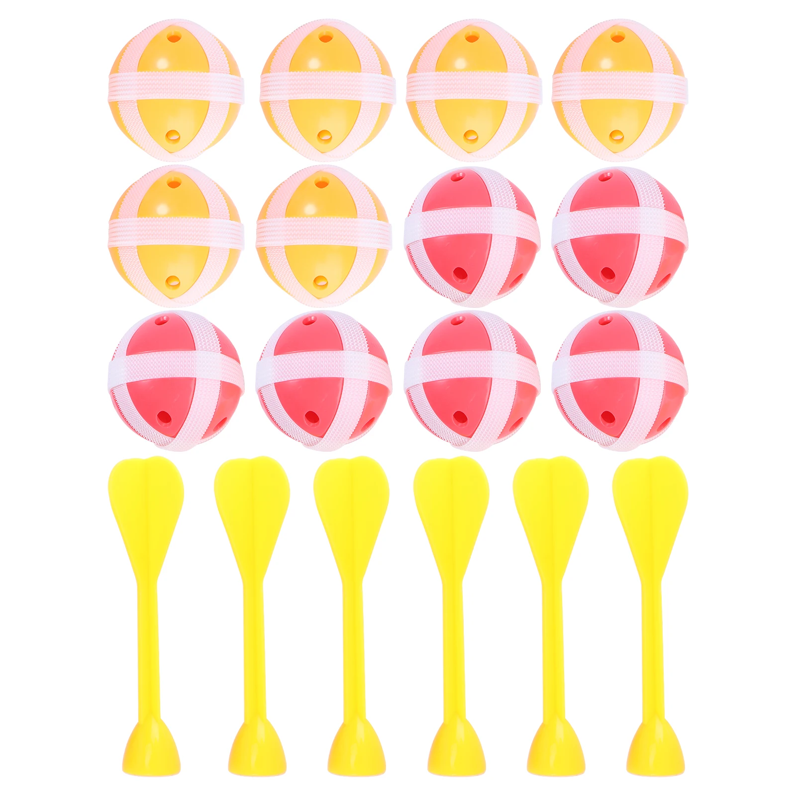 Set di freccette da gioco con palline appiccicose premium da 18 pezzi, giocattolo divertente per bambini, accessori per sport indoor