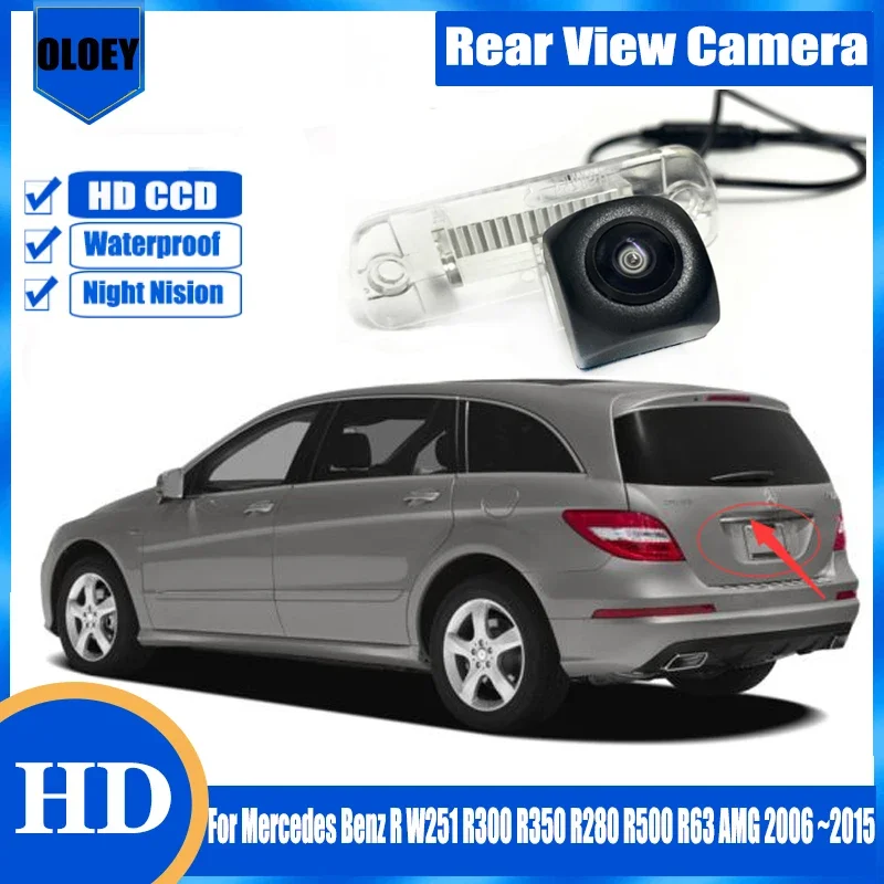 

HD Rear View Camera For Mercedes Benz R W251 R300 R350 R280 R500 R63 AMG 2006 ~ 2013 2014 2015 Reverse BackUp Parking Camera