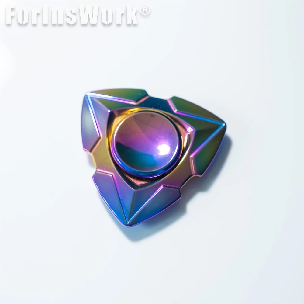 Element EDC Crystal Titanium Pulsar Spinner Fidget Spinner Stress Toys Fidget Toys Antistress For Adults Metal Fidget Toys