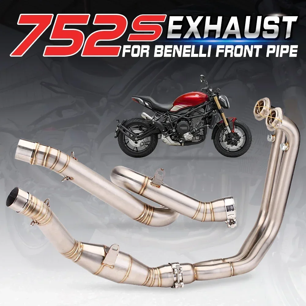 Motorcycle exhaust pipe for Benelli 752 752s bj750gs modified exhaust pipe with mid pipe