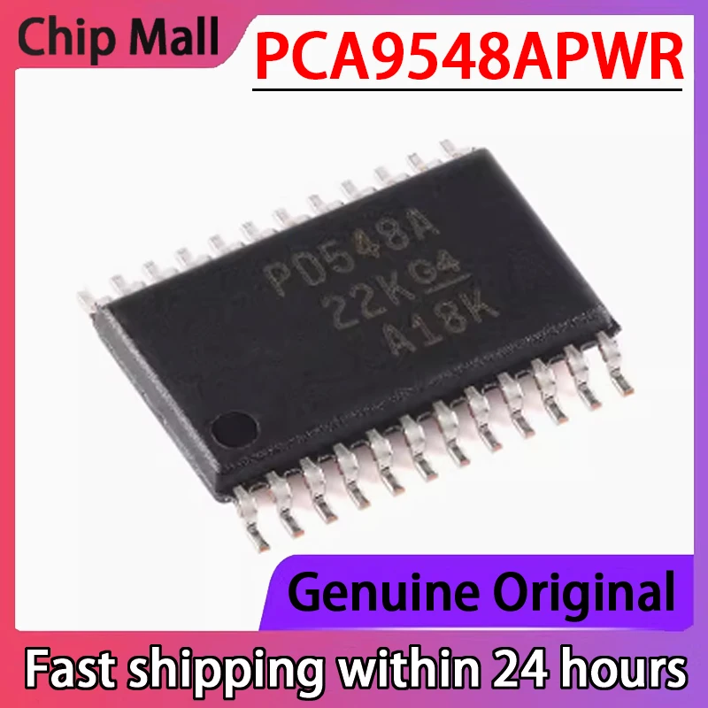 

5 шт. новый оригинальный PCA9548APWR с трафаретной печатью PD548A TSSOP-24 I2C, управление шиной, двунаправленный переключатель чипа