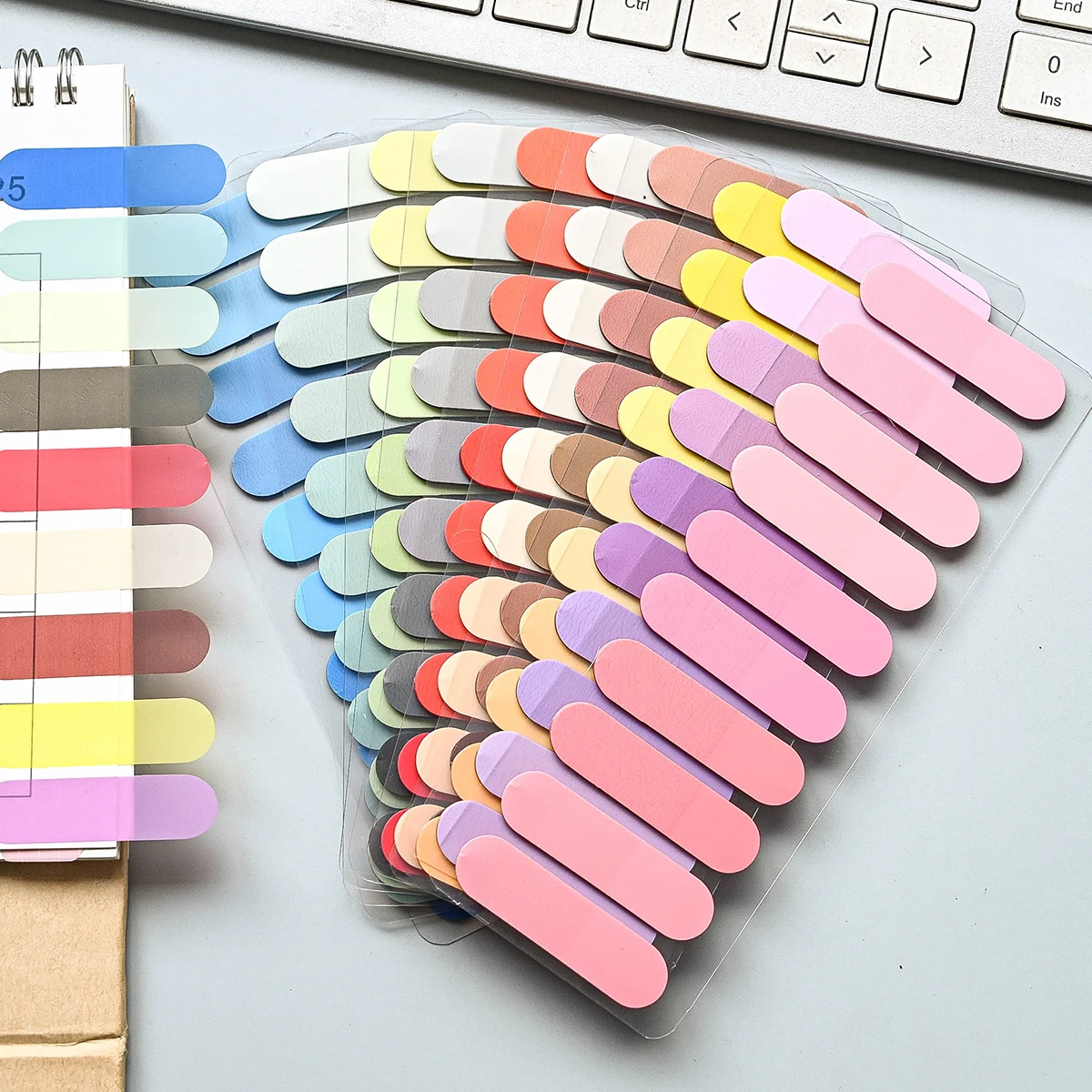 200-2400Sheets Transparent Index Creative Memo Pads Office School Stationery Self-Adhesive Stickers Posted It Sticky Note Pads