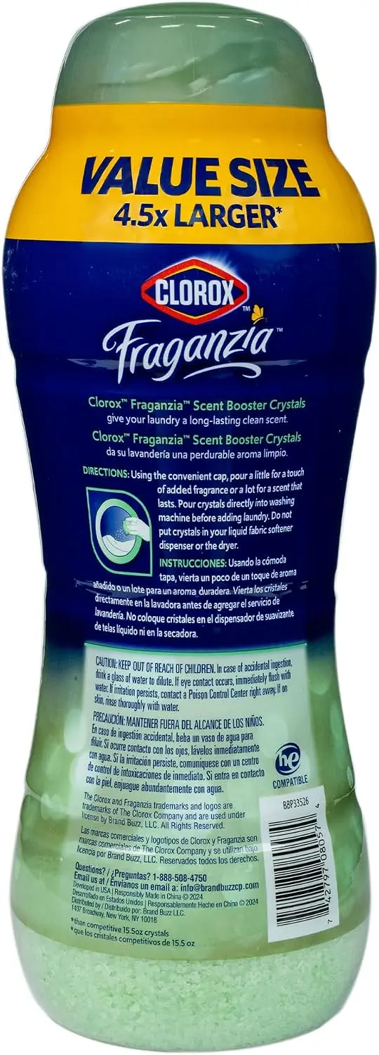 Laundry Scent Booster Crystals with Cedarwood & Sage for Fresh-Smelling Clothes & Linens, 70 Oz view 6