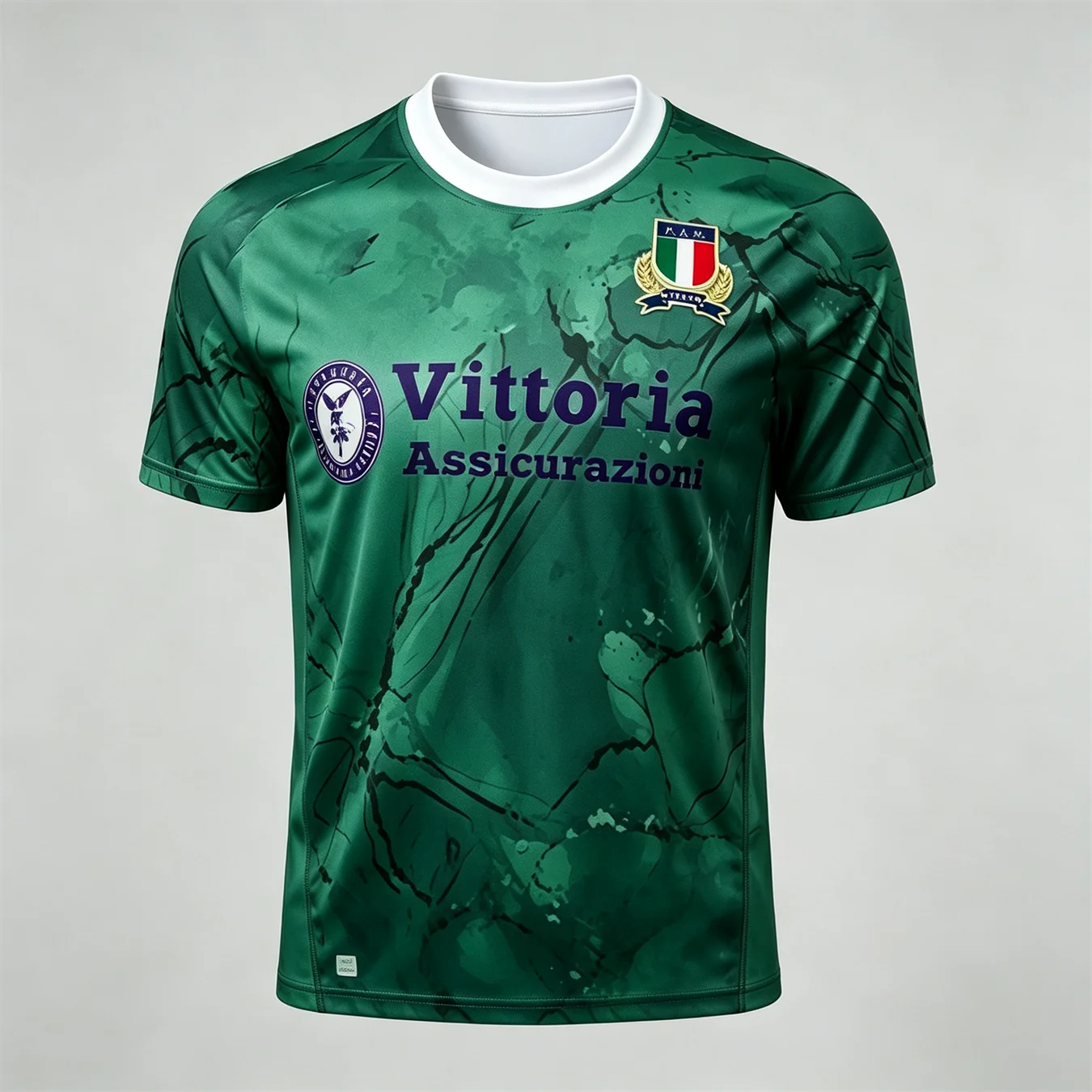 Italy Rugby Jersey 2026 Men Blue Short Sleeve Sports Top Breathable Training Football Shirt Vittoria Assicurazioni