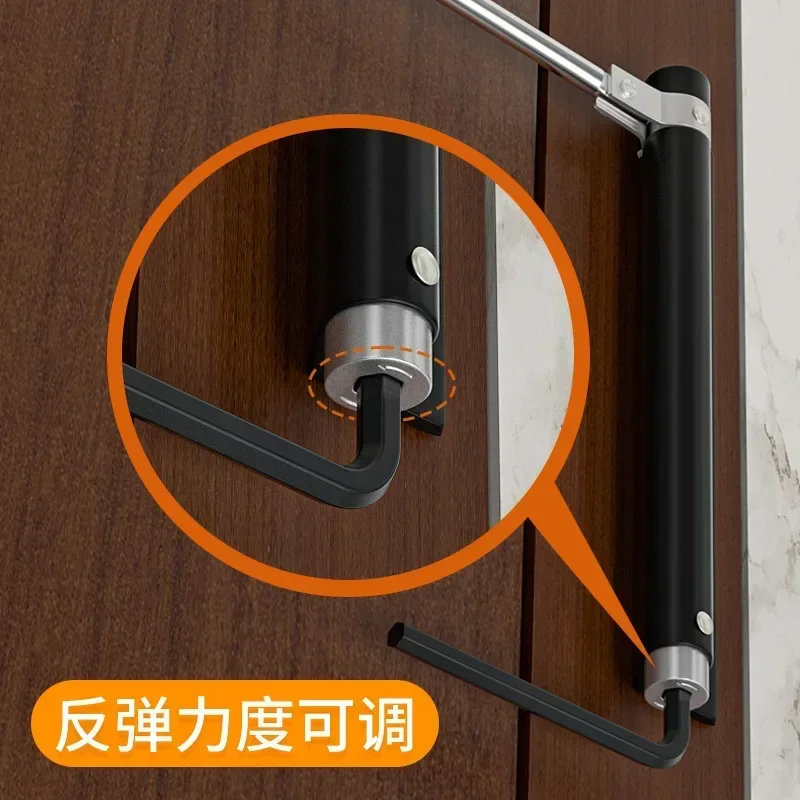 Home door closers with a load capacity of 30-50 kg Aluminium automatic door closers Simple automatic rebound door closers