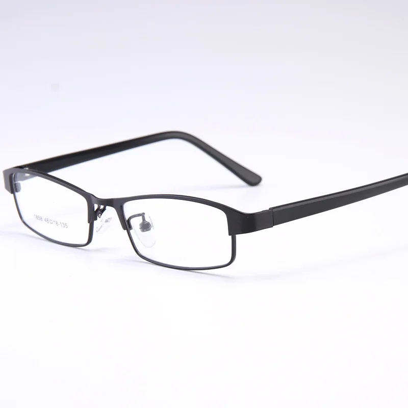 Vintage Men's Rectangle Reading Glasses Retro Small Frame Business Optical Eyeglasses Men Black Myopia Prescription Spectacles