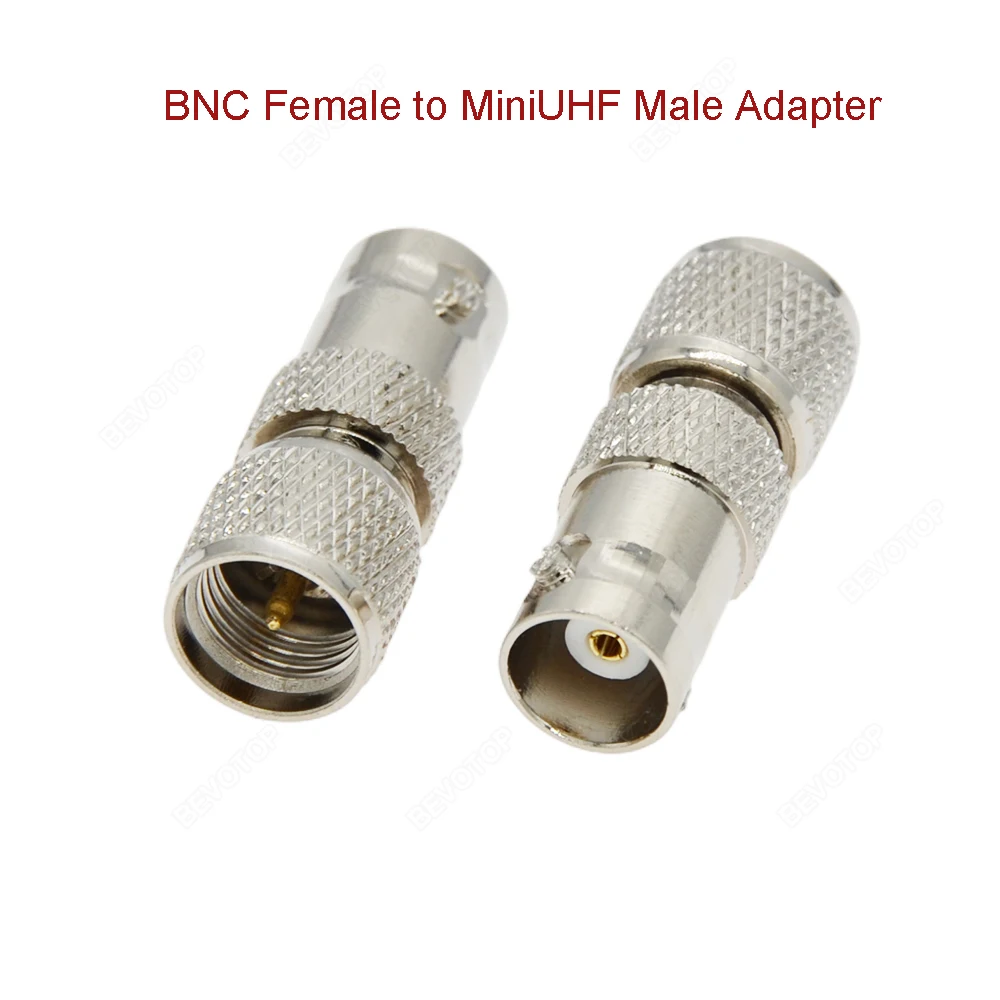 1 PCS MiniUHF Male Plug to BNC Female Jack RF Coaxial Adapter 50 Ohm High Quality