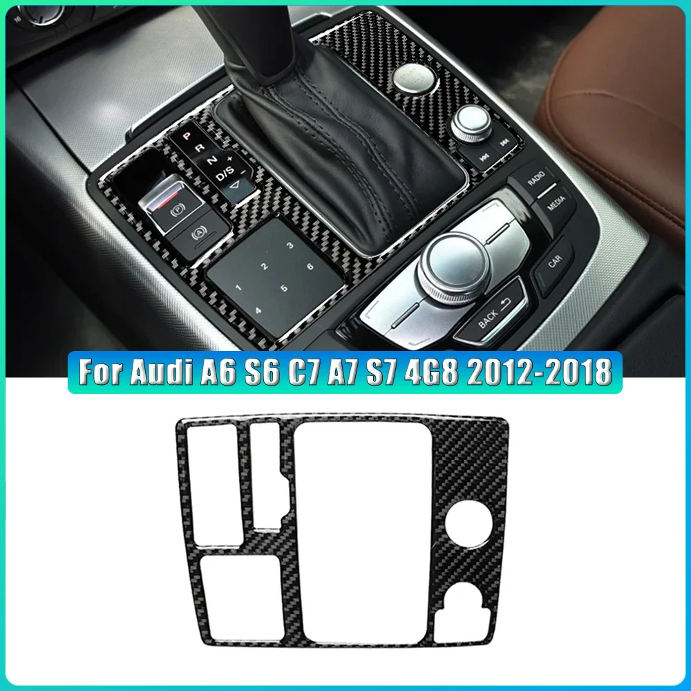 

For Audi A6 S6 C7 A7 S7 4G8 2012-2018 Engine Start Stop Switch Button Panel Decoration Cover Trim Sticker Decal Car Accessories
