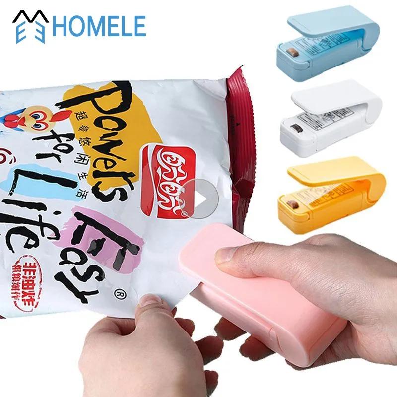 Mini Heat Bag Sealing Plastic Thermal Convenient Portable Household Handy Close Food Vacuum Kitchen Gadgets Preservation Sticker