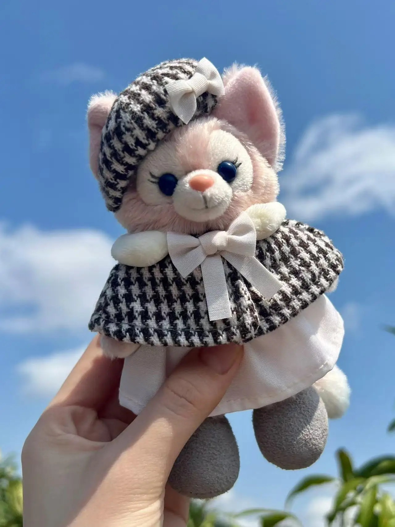 2025 جديد ديزني لطيف Linabell دمية حقيبة سلسلة مفاتيح قلادة كعكة Stellalou قلادة Kawaii هدية عيد ميلاد فتاة #4