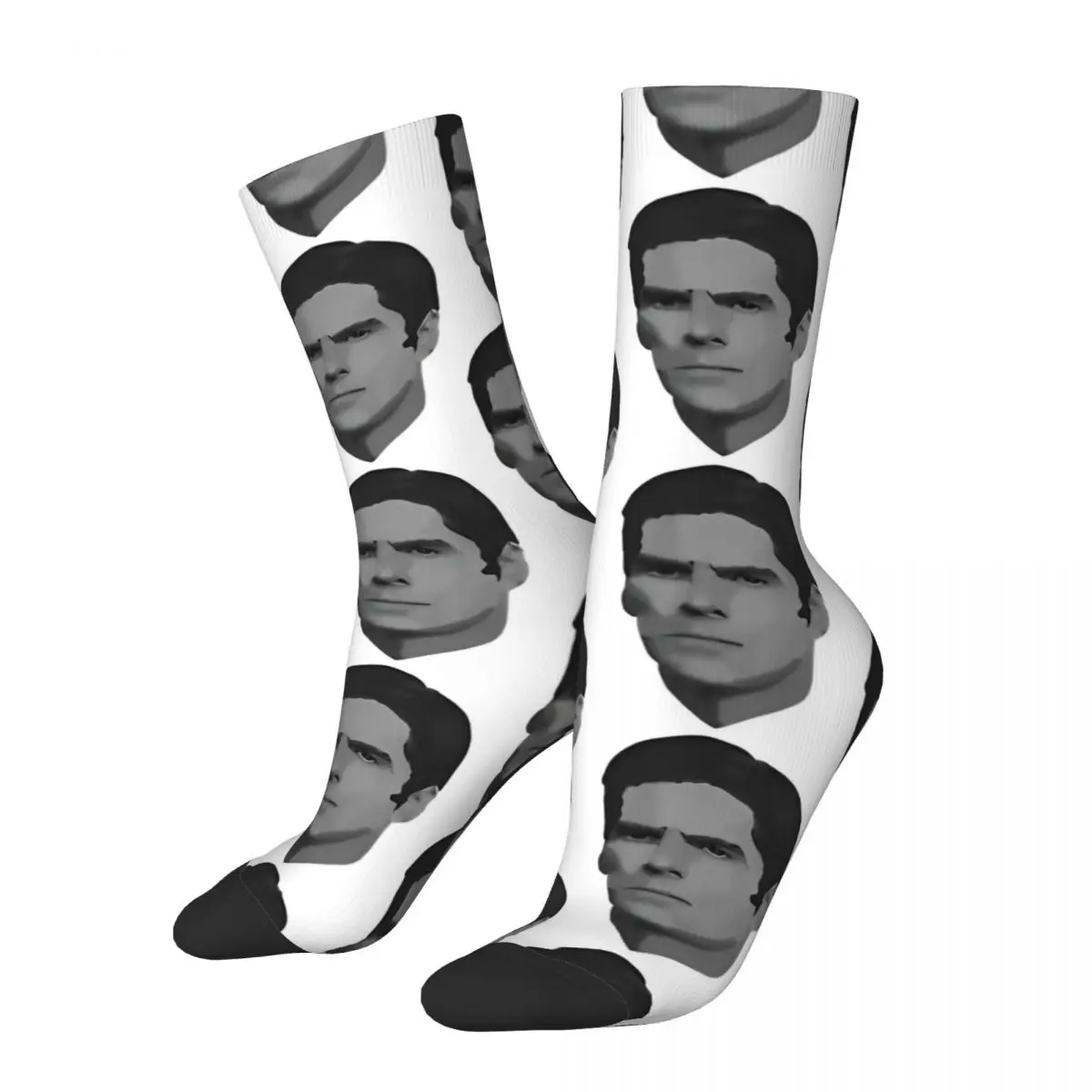 

Criminal Minds Aaron Hotchner Stockings Adults Men Socks Soft Breathable Socks Winter Outdoor Sports Anti Slip Custom Socks Gift