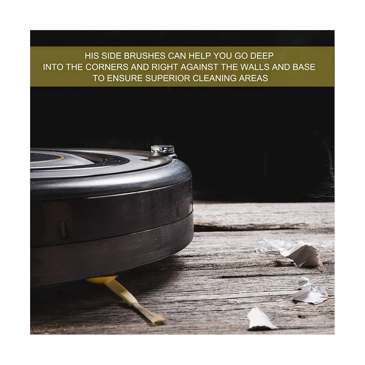 IRobot Roombaパーツキット,サイドブラシ,シリーズ800, 860, 865, 866, 870, 871, 880, 885, 886, 890, 900, 960, 966,8個