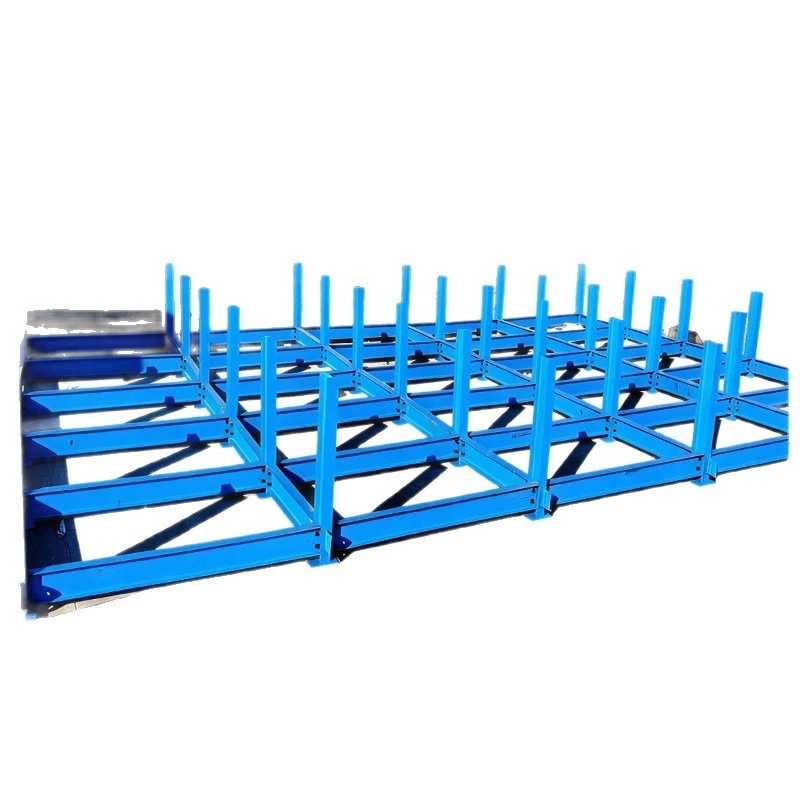 Steel stacking frame, thickened construction site steel stacking platform